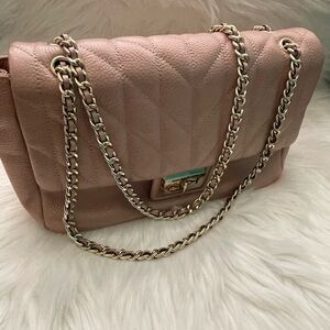 KARL LAGERFELD PARIS
Leather Flap Shoulder Bag